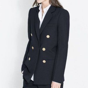 New ZARA WOMEN wool blazer
